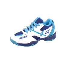 Yonex Badminton Shoes Power Cushion 39 White/Blue Kids